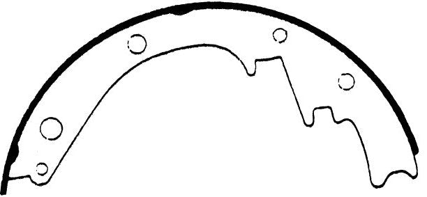 Porterfield Brake Shoes for 1997 GMC K2500 4WD 11" Rear Shoe