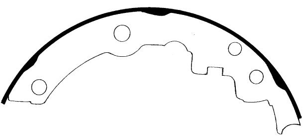 Porterfield Brake Shoes for 1993 CHEVROLET CAVALIER
