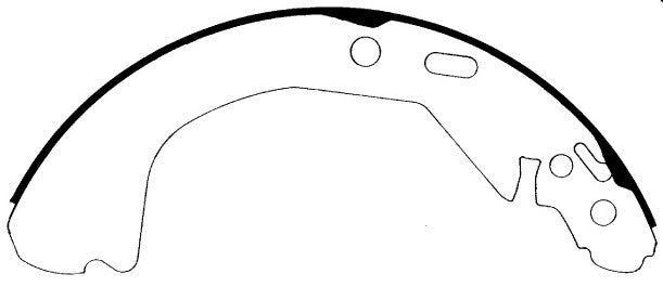 Porterfield Brake Shoes for 2000 PONTIAC GRAND AM w/Rear Drums