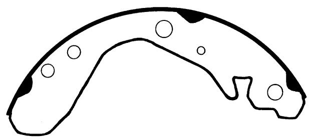 Porterfield Brake Shoes for 2006 HONDA INSIGHT M/T