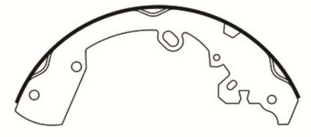 Porterfield Brake Shoes for 2008 DODGE DAKOTA 4WD