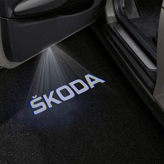 Skoda Superb 2nd/3rd/4th Gen Premium Door Puddle Lights Various Designs 2008-2026