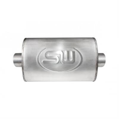 MUFFLER OVAL TURBO SS 3IN