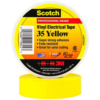 3M Products Scotch Multi-Colored Premium Vinyl Electrical Tape