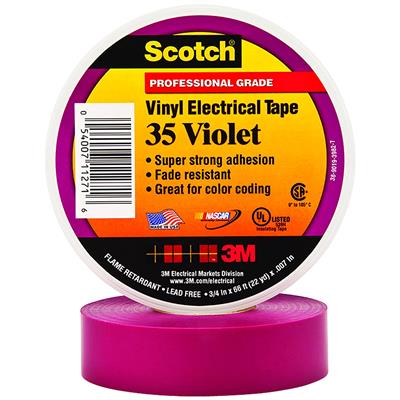 3M Products Scotch Multi-Colored Premium Vinyl Electrical Tape
