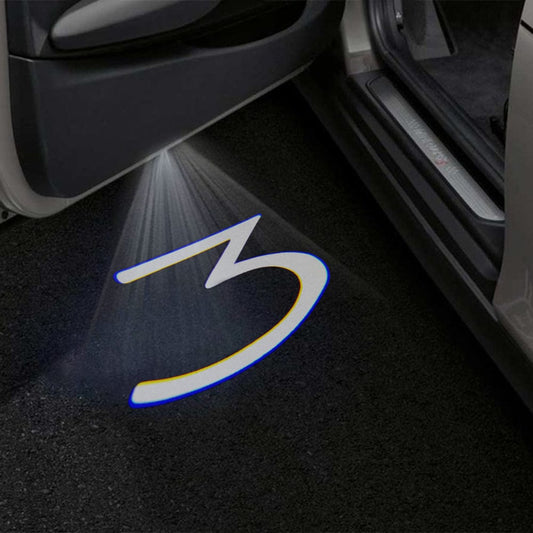 Tesla Model 3 Highland Premium Door Puddle Lights Various Designs 2023–2026