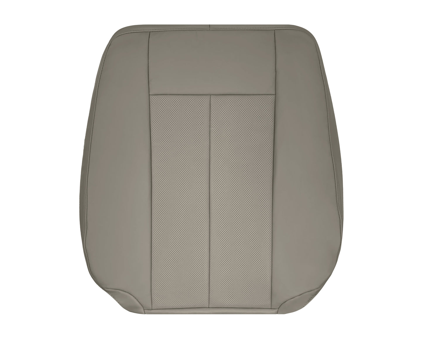 2007-2014 Ford Expedition Eddie Bauer/XLT PERFORATED Leather Replacement Seat Cover in Gray