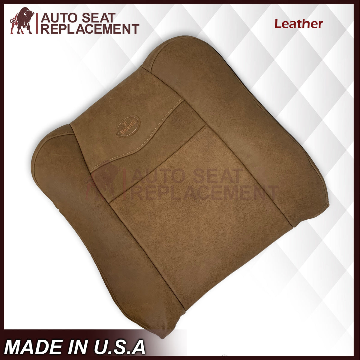 2001 2002 2003 Ford F150 King Ranch Raw Cowhide GENUINE LEATHER Seat Covers