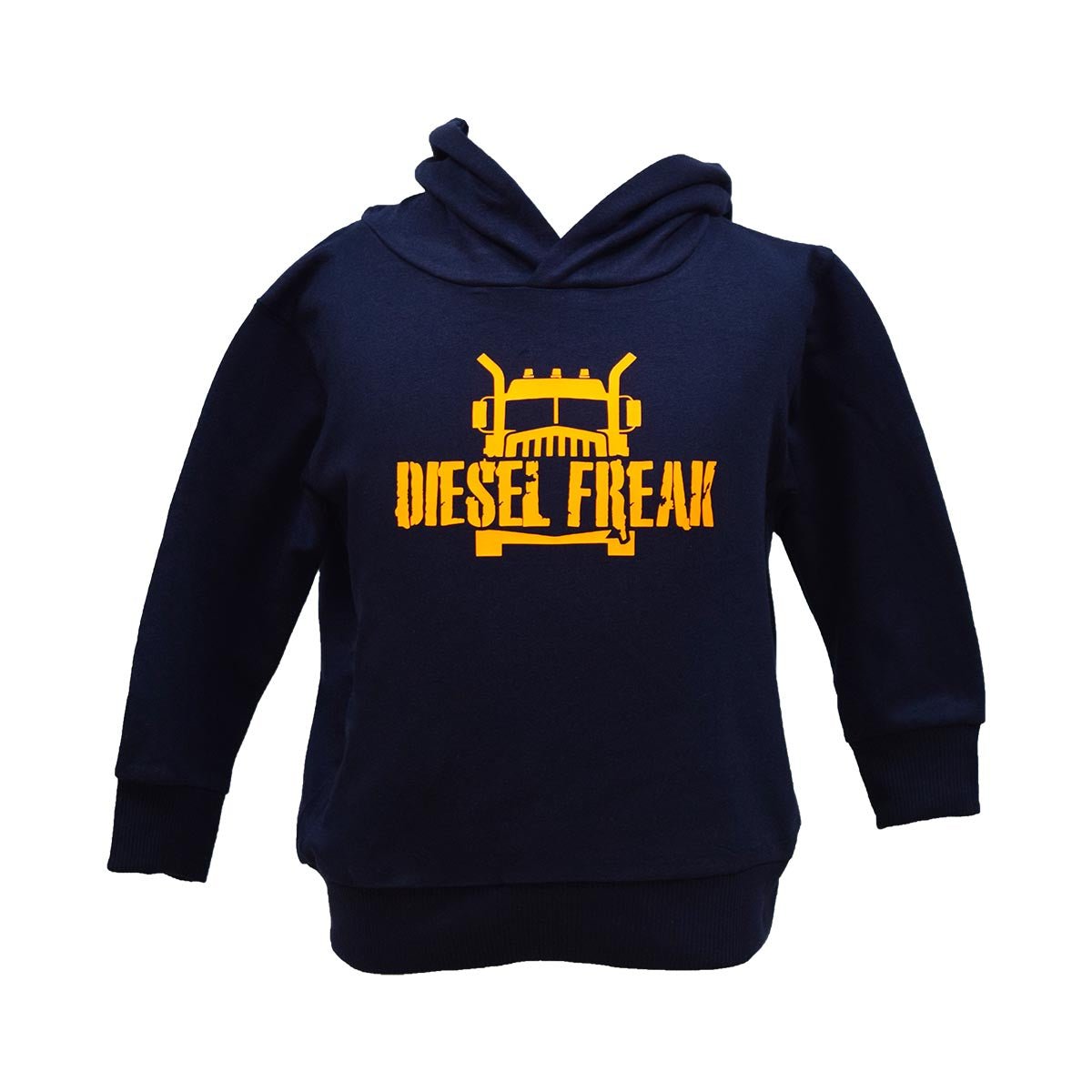 Truckin Freak Navy & Orange Youth Hoodie