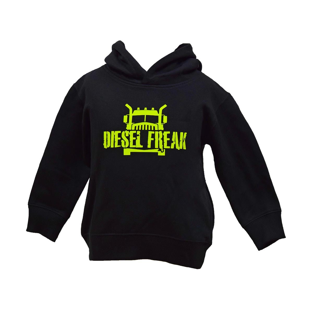 Truckin Freak Yellow & Black Youth Hoodie