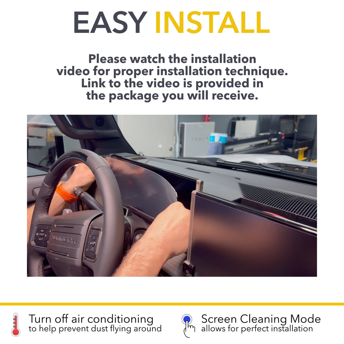Screen Protectors | GMC Hummer EV Display Cover 9H Ultra Tough