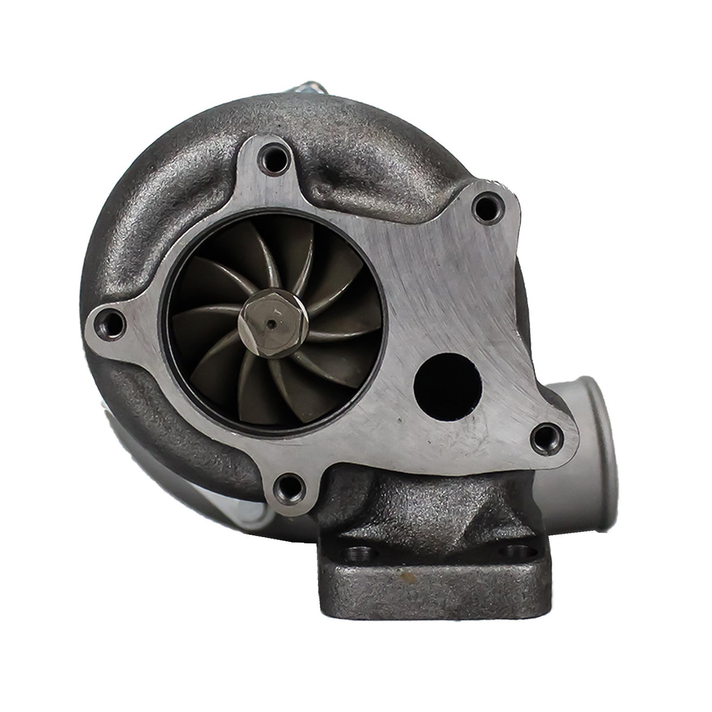 REV9 TX-60-62 Billet Compressor Wheel Turbocharger 63 AR, T3 Flange, 5-Bolt Exhaust Flange