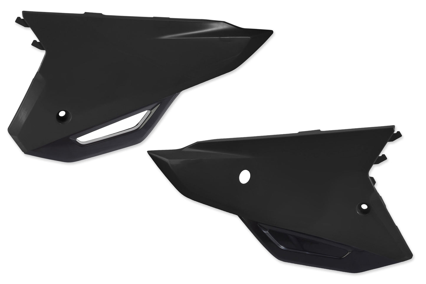 21-24 CRF250, CRF450 UFO Black, White Side Number Plates