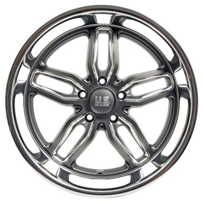 WHEELS ALUM MATTE GUN 20X8