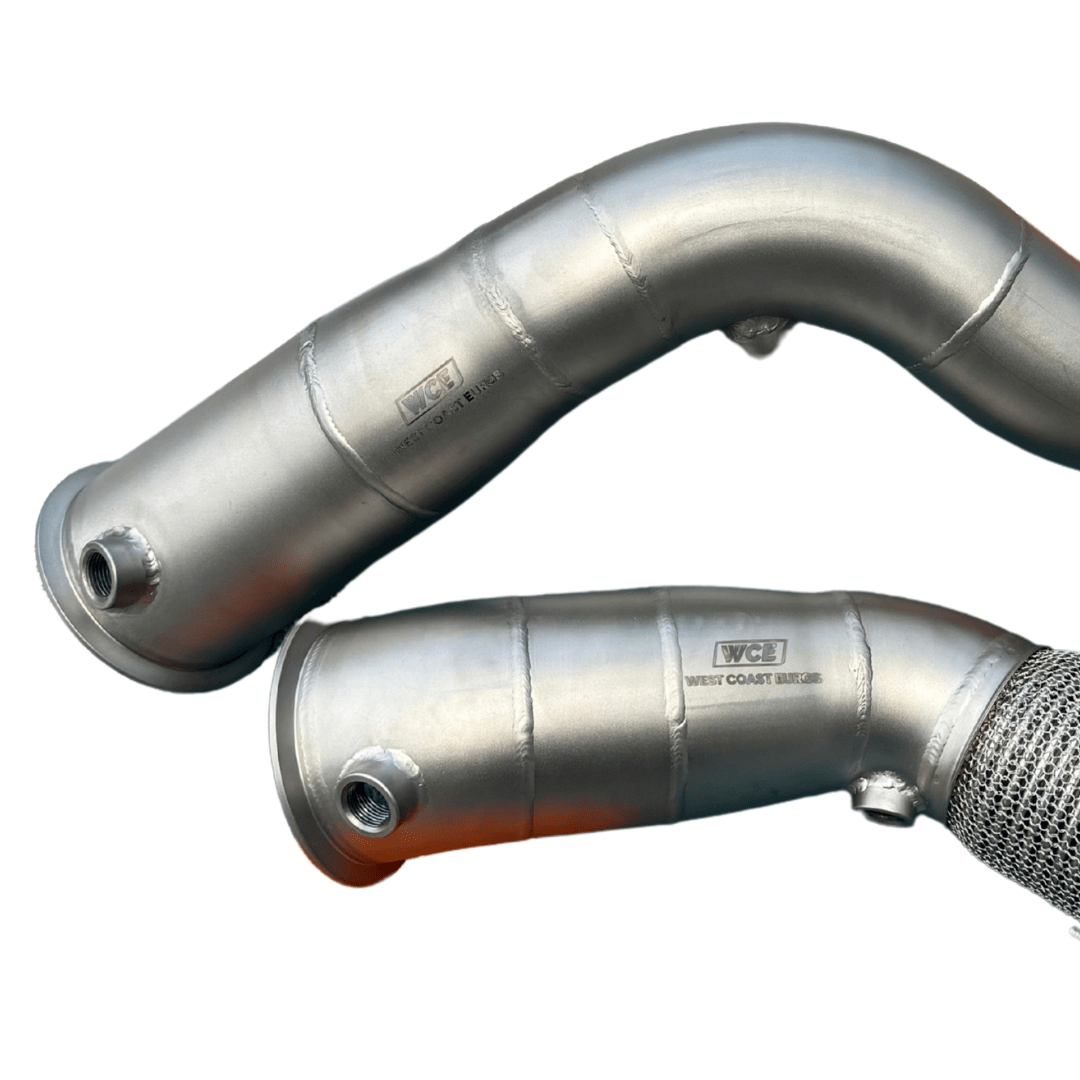 WCE S55 Downpipes w/ Flex Section - F80 M3 / F82 M4 / F87 M2c
