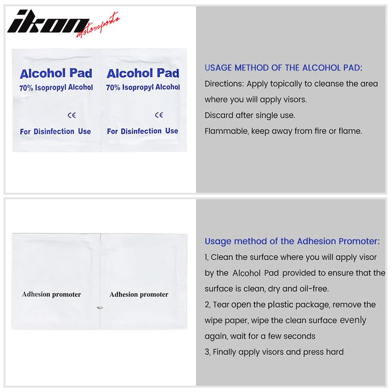 2008-2013 Toyota Highlander Mugen Smoke/Tinted Window Visors Acrylic