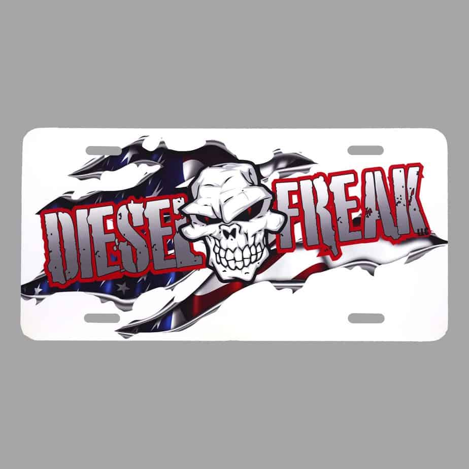 White Flag Rip license plate