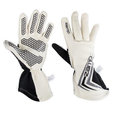 RACE GLOVES ZR-60 SFI WHT XS