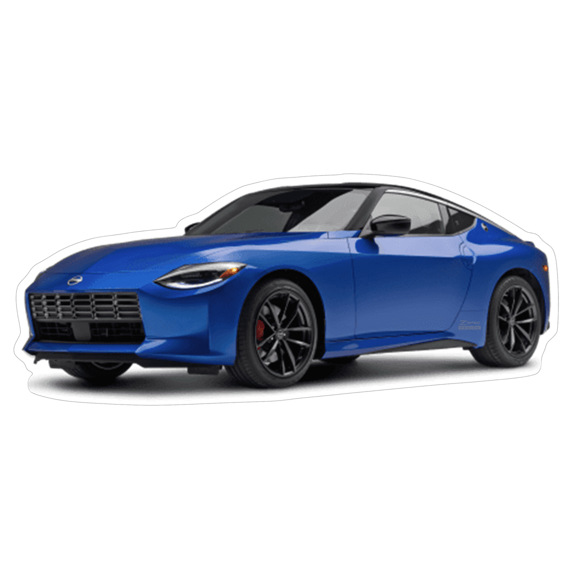 Nissan Z RZ34 Sports Car Vinyl Decal / Sticker, Blue