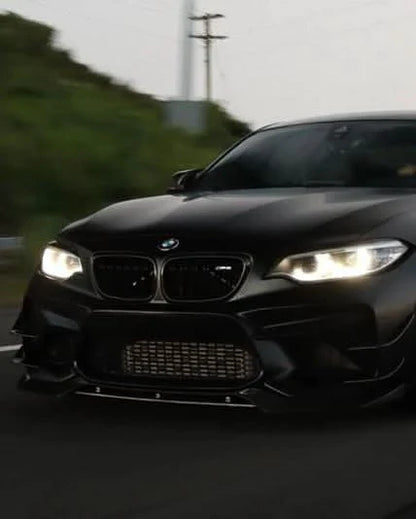 BMW 2 Series F87 M2/M2C K2 Carbon Fiber Front Lip (2016 - 2019)