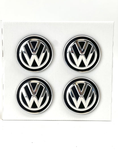 000-071-213-C Genuine VW/Audi Dynamic Wheel Center Caps - Set of 4