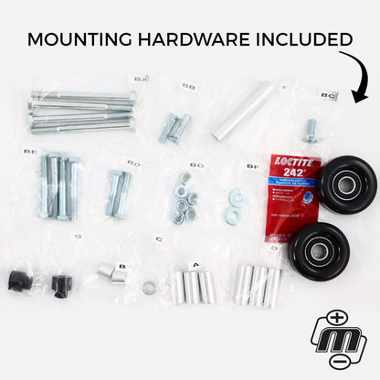 Mechman Dual Alternator Bracket Kit 1999-2013 GM Truck 4.8L 5.3L 6.0L - Components Only