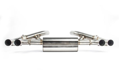 Dinan Free Flow Axle-Back Exhaust - 2020-2024 BMW M340i/M440i Stainless Steel - Black Tips - G20 / G22 / G23 / G26