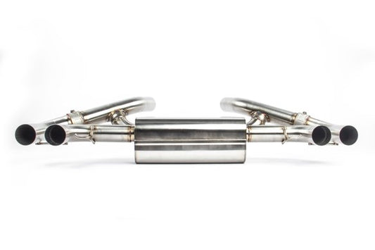 Dinan Free Flow Axle-Back Exhaust - 2020-2024 BMW M340i/M440i Stainless Steel - Polished Tips - G20 / G22 / G23 / G26