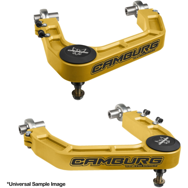 Camburg Toyota Tacoma 05-23 / 4-Runner 03-23 / FJ 07-14 KINETIK V2 Billet Uniball Upper Arms (Gold) CAM-310184-GLD