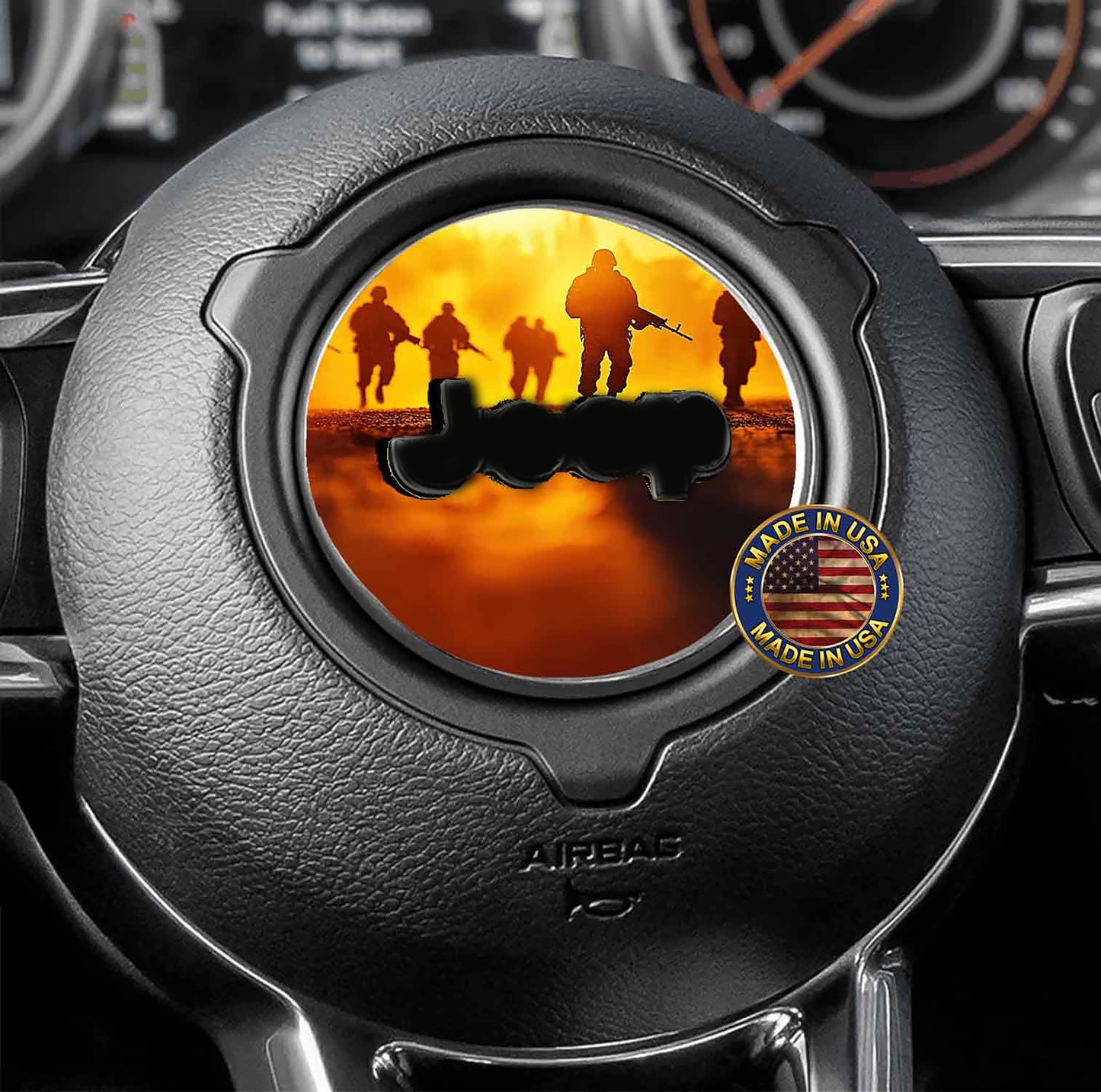 Soldiers Steering wheel decal 183