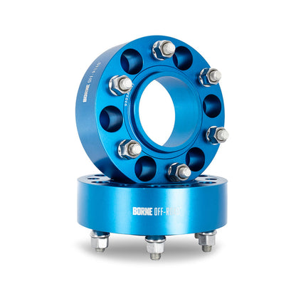 Borne Off-Road Wheel Spacers 5x150 110.1 50 M14 Blue BNWS-010-500BL