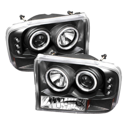 Spyder Ford F250 Super Duty 99-04 Projector Version 2 CCFL Halo LED Blk PRO-YD-FF25099-1P-G2-CCFL-BK 5030122