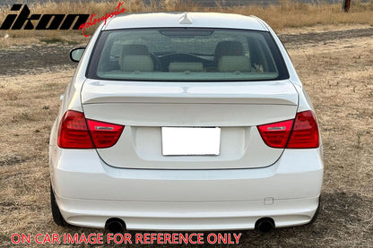 2006-2011 BMW E90 3-Series Trunk Spoiler OE Style Fiberglass Rear Wing