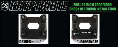 Kryptonite Remote Reservoir Mount Kit For 2001–2010 Chevy/GMC HD Trucks & 2002–2009 Hummer H2