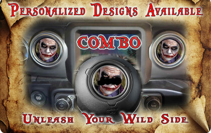 Steering wheel decal Joker 169
