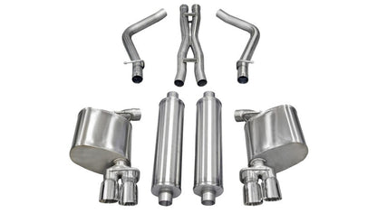 Corsa Performance 11-13 Dodge Charger R/T 5.7L V8 Polished Sport Cat-Back Exhaust