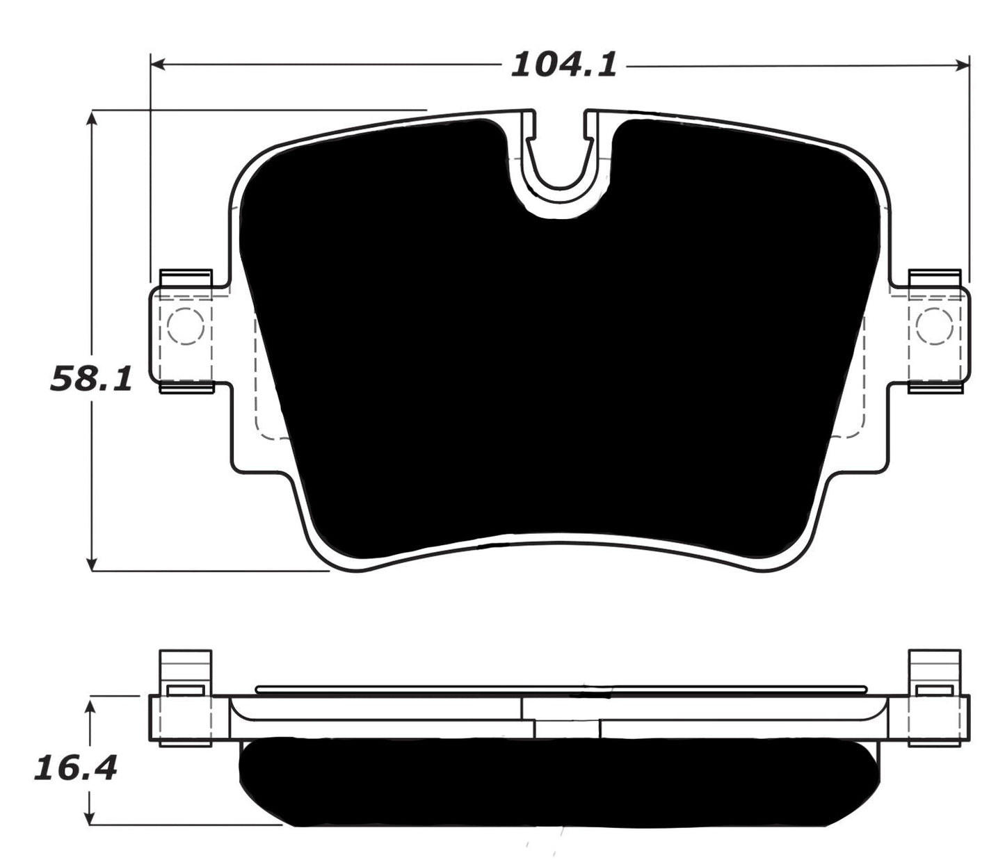 Porterfield Brake Pads for 2019 JAGUAR F-TYPE S