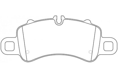 Porterfield Brake Pads for 2018 PORSCHE 718 Boxster S