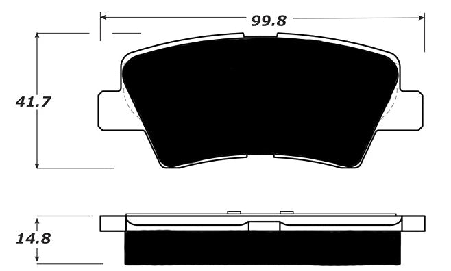 Porterfield Brake Pads for 2017 HYUNDAI VELOSTER Turbo
