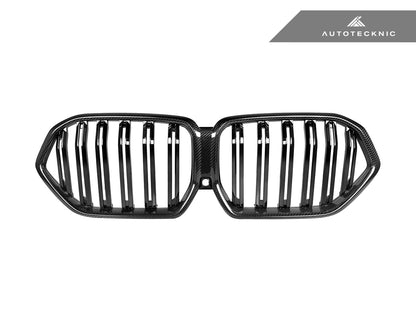 AutoTecknic Dual-Slats Dry Carbon Front Grille - BMW G06 X6 Pre-LCI