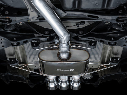 AWE Tuning 2024 Acura Integra Type S DE5 FWD Touring Edition Exhaust w/ Triple Chrome Silver Tips 3015-52335