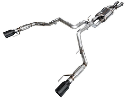 AWE Tuning AWE Gen 3 Ford Raptor SwitchPath Exhaust  - Diamond Black Tips 3025-33356