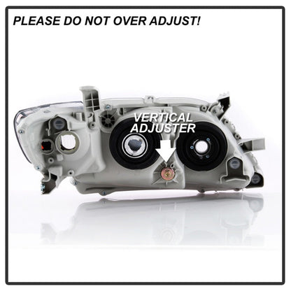 SPYDER xTune 07-09 Toyota Camry Halogen OEM Headlights - Black (HD-JH-TCAM08-AM-BK) 9943225