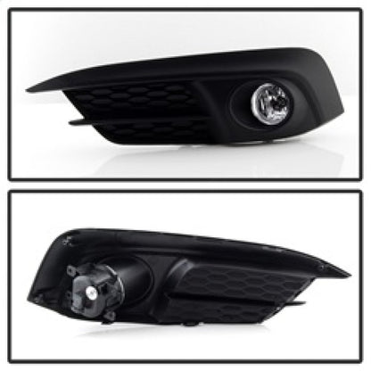 Spyder Honda Civic 2016-2017 2Dr/Coupe OEM Fog Light W/Switch- Clear FL-HC2016-2D-C 5083067