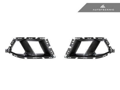 AutoTecknic Dry Carbon Front Bumper Lower Vent Set - BMW G80 M3 | G82/ G83 M4
