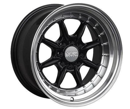 XXR 002.5 Wheel Black / Machined Lip 16x8 +20 4x100,4x114.3