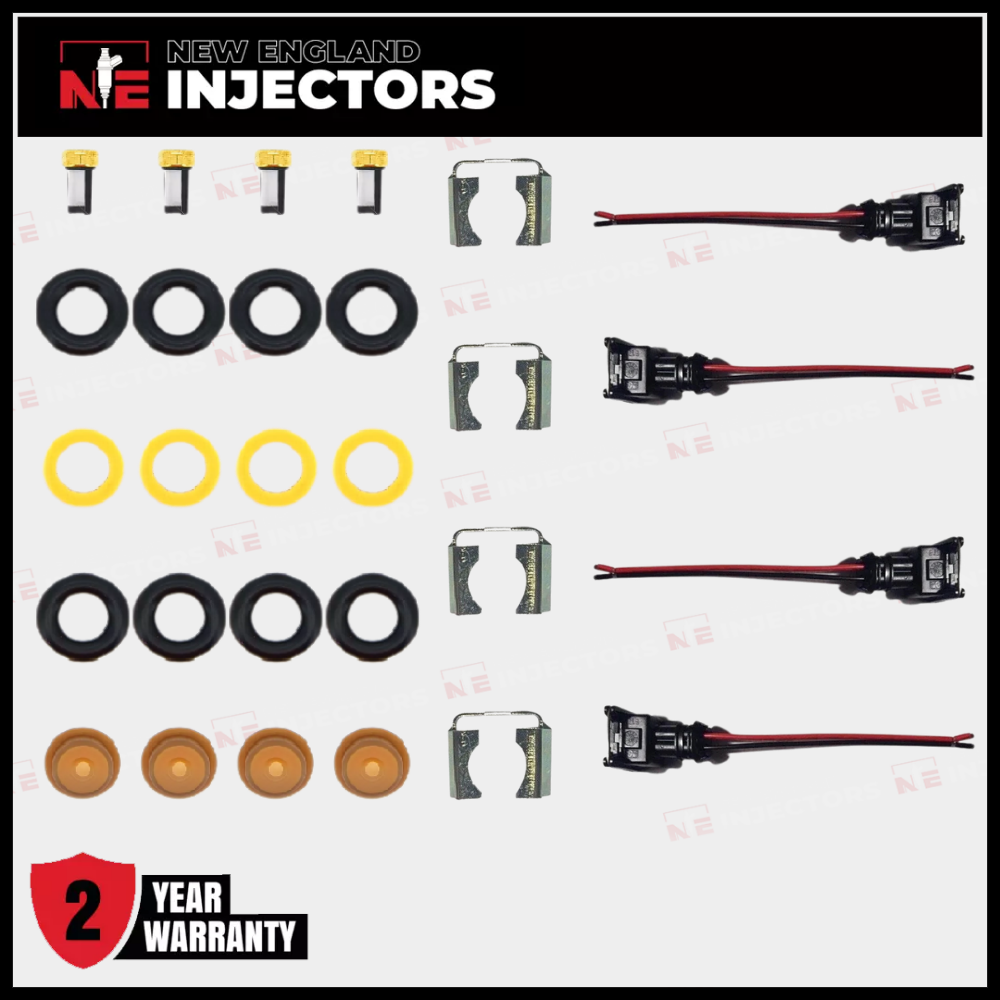 BOSCH 0280150556 Injector Rebuild Kit Connectors Clips Jeep 2.5L