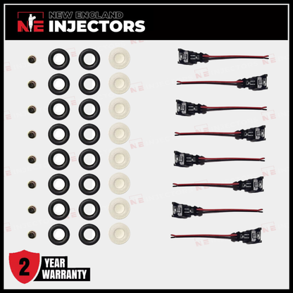 Bosch 0280155700 Injector Rebuild Kit Connectors Ford Lincoln Mercury 4.6L 5.0L