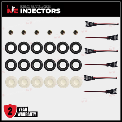 Bosch 0280155700 Injector Rebuild Kit Connectors Jeep 4.0L 4.2L