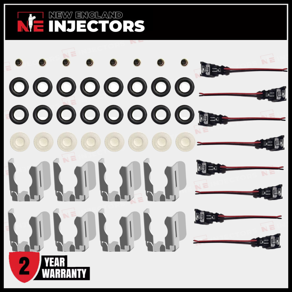 Bosch 0280155787 Injector Rebuild Kit Connectors Clips Land Rover 4.0L 4.6L